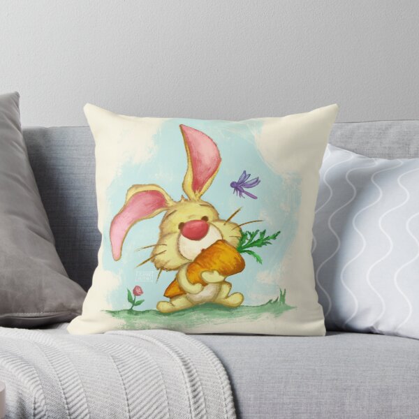 Rabbit Throw Pillow