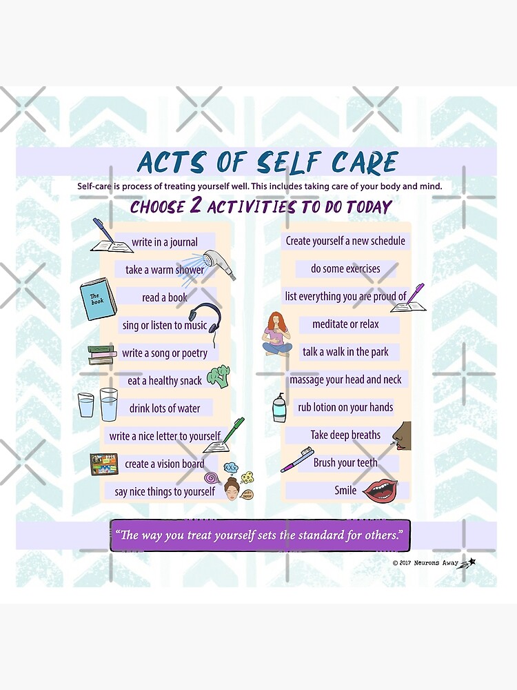 Self-Care Pillow - Stress Management - DBT - CBT by sallysafadi