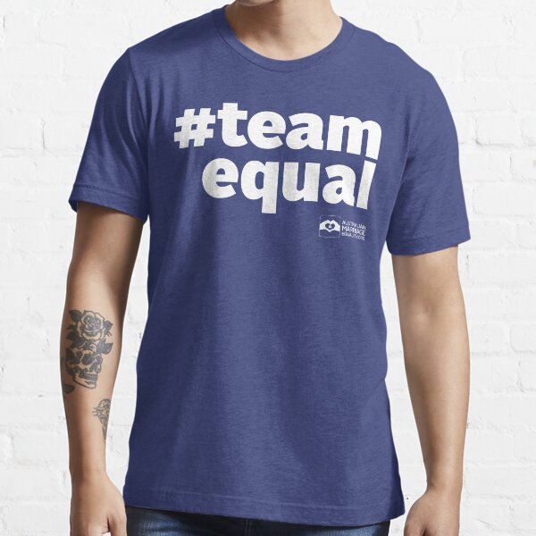 # Team Equal (White Text) Essential T-Shirt