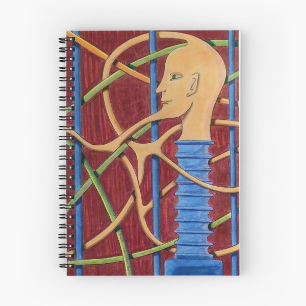 Item preview, 456 - WOUND UP - DAVE EDWARDS - COLOURED PENCILS - 2019 designed and sold by BLYTHART.