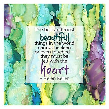Artwork thumbnail, Inspirational Quote - Alcohol Ink by qwollock
