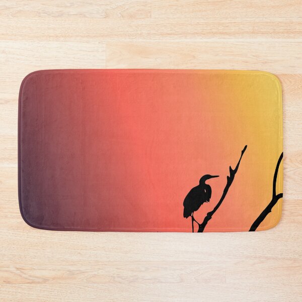 Item preview, Great Egret at sunset (illustration, silhouette) designed and sold by Bug & Brush.