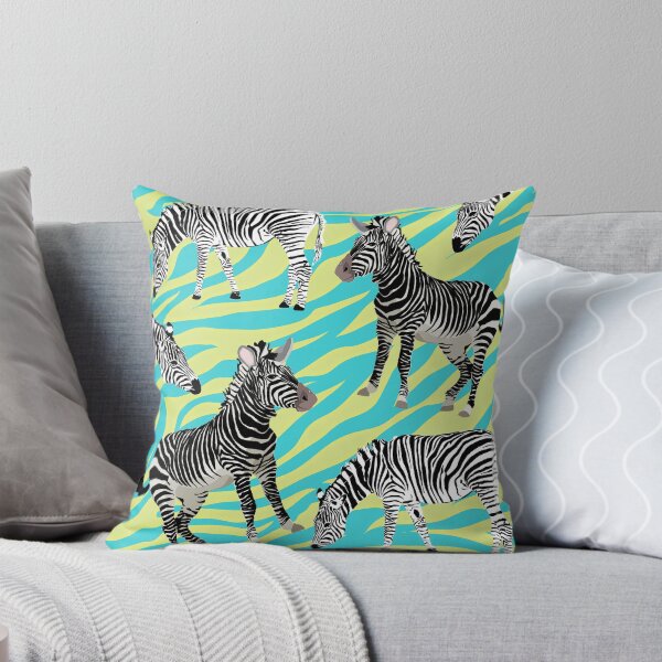 Item preview, Zebra Blue Yellow Design  designed and sold by RoyalSunGate.