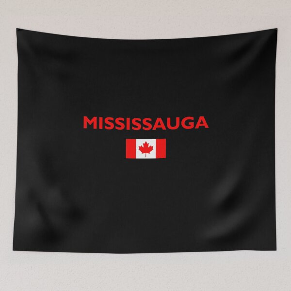 Item preview, Mississauga Canada Canadian Flag Dark Color designed and sold by TinyStarCanada.