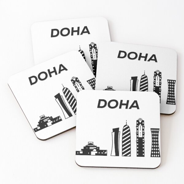Item preview, Doha Skyline, Qatar Design designed and sold by marosharaf.