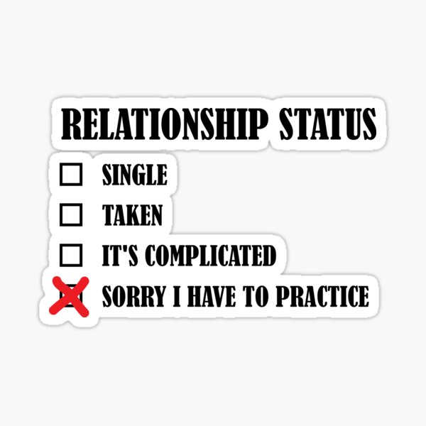 Relationship Status Sticker
