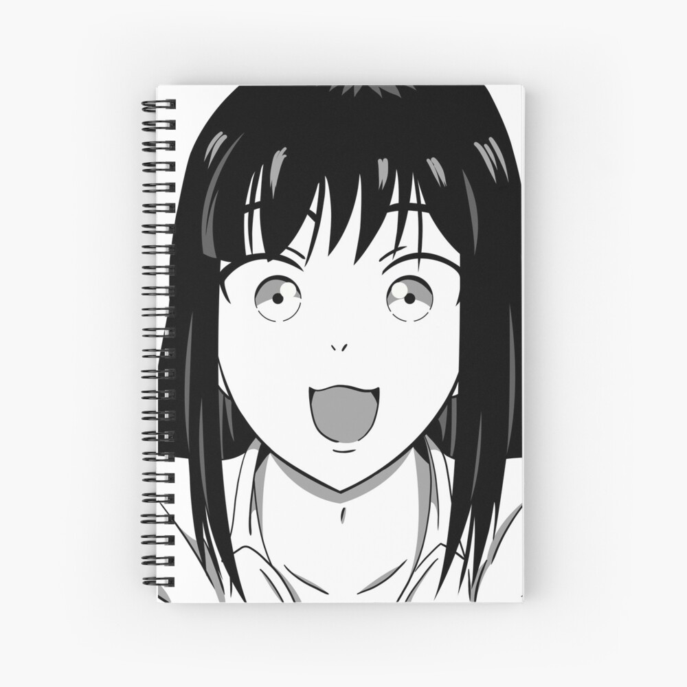 Old Man Anime Meme Face | Spiral Notebook