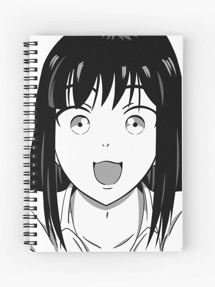 Anime Manga Happy Smile Excited Face Cute Girl Meme Spiral Notebook By Benjamintorres Redbubble These are all my favorite anime memes that i've created in 2020. redbubble