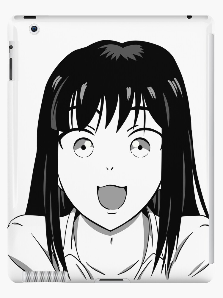 Retro Anime Manga Smug Face Curious Smile Girl Meme Greeting Card for Sale  by MidNight Ideas