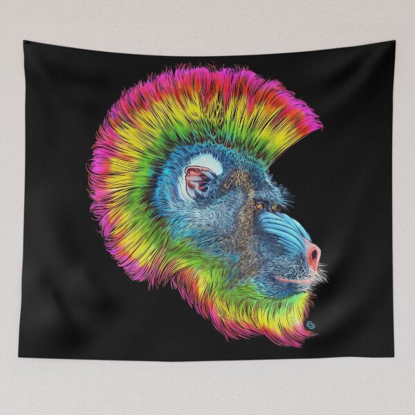 Item preview, Mohawk Mandrill designed and sold by James Fosdike.