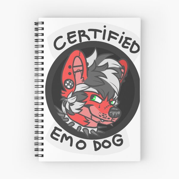 Item preview, Certified Emo Dog designed and sold by thescarredwolf.