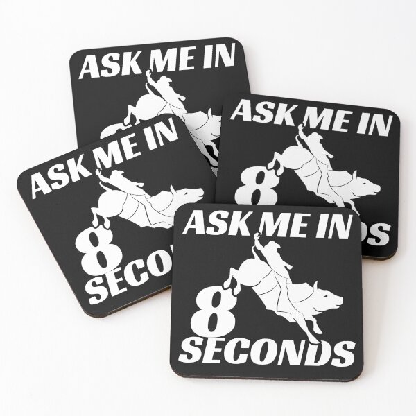 Item preview, Fun Bull Riding Rodeo Sarcastic Quote Design Ask Me In 8 Seconds designed and sold by NomYen ..