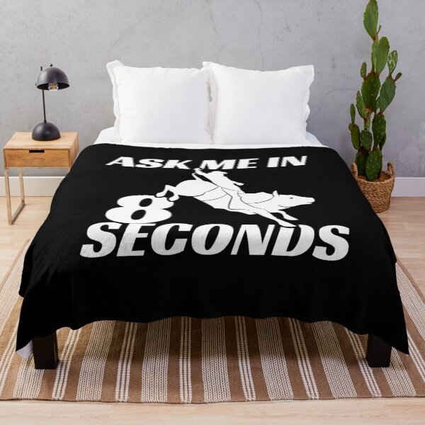 Item preview, Fun Bull Riding Rodeo Sarcastic Quote Design Ask Me In 8 Seconds designed and sold by NomYen ..