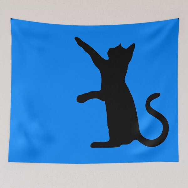 Item preview, Playful cat silhouette designed and sold by Candice Davis.