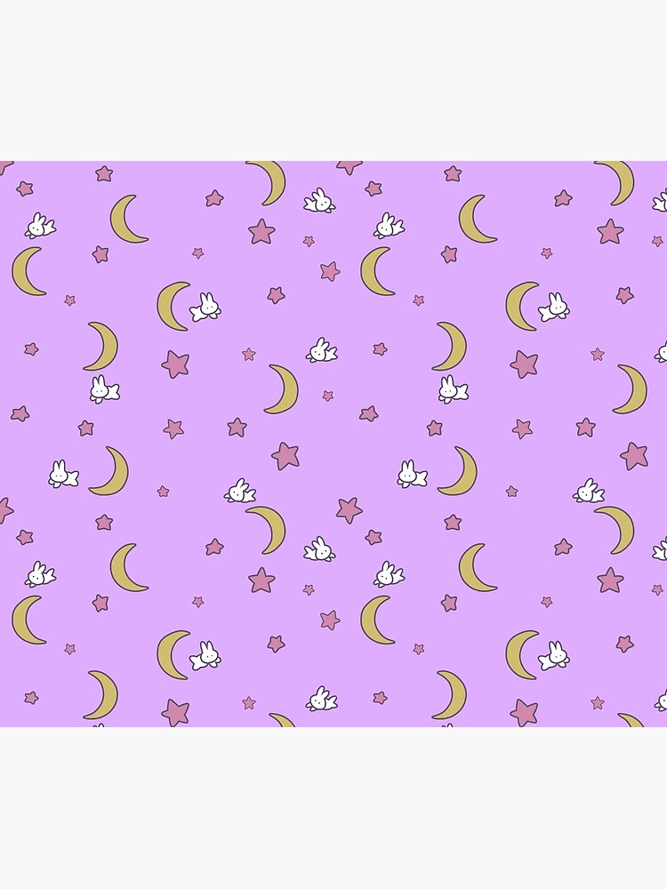 Sailor Moon inspired Bunny of the Moon Bedspread Blanket Print by AdrienneOrpheus