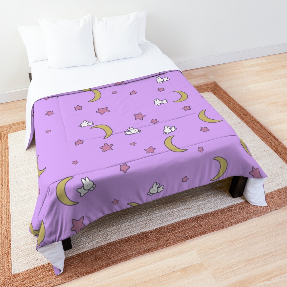 Sailor Moon inspired Bunny of the Moon Bedspread Blanket Print Comforter