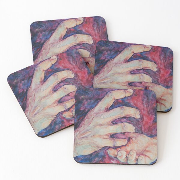 Item preview, Watercolor Hands (Haphephobia) designed and sold by Kathryn Oddpattern.