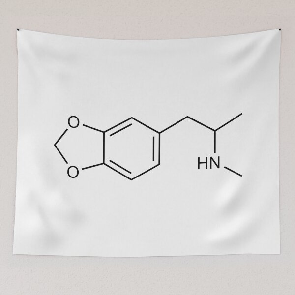 Item preview, MDMA Structural Formula designed and sold by GillyTheGhillie.