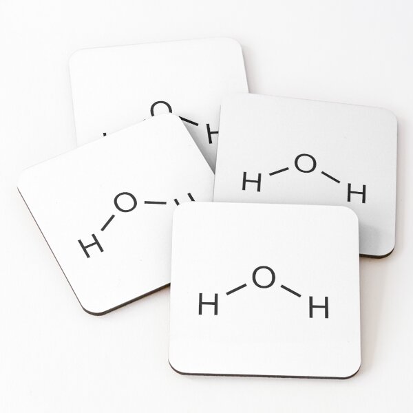 Item preview, Water Structural Formula designed and sold by GillyTheGhillie.