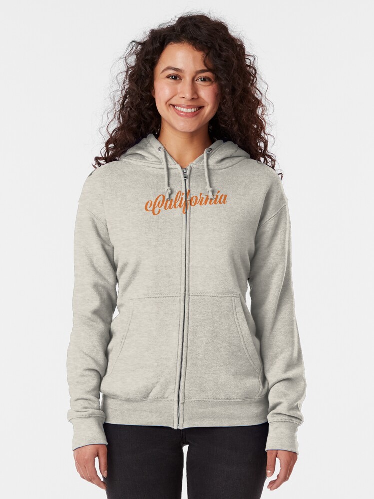 Alternate view of California Zipped Hoodie