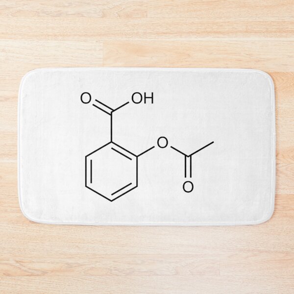 Item preview, Aspirin (Acetylsalicylic Acid) Structural Formula designed and sold by GillyTheGhillie.