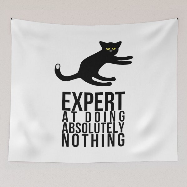 Item preview, CAT - EXPERT AT DOING ABSOLUTELY NOTHING designed and sold by Jon Mardin.