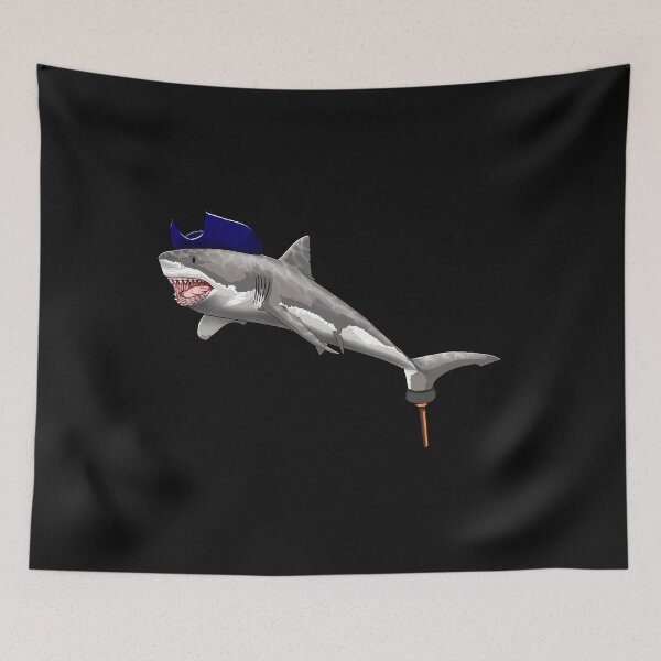 Item preview, Pirate Shark Viking Novelty Halloween designed and sold by Bendthetrend.