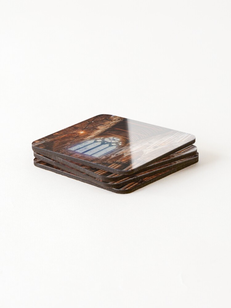 Thumbnail 4 of 5, Coasters (Set of 4), Church designed and sold by QuestionTHAT.