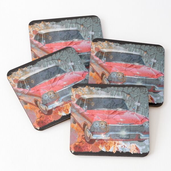 Item preview, 1958 PLYMOUTH FURY, VINTAGE ROD, CARS FOR TEE'S designed and sold by Barbara Jean Photo Art And Design.