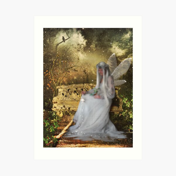 A Fairys Christmas Art Print