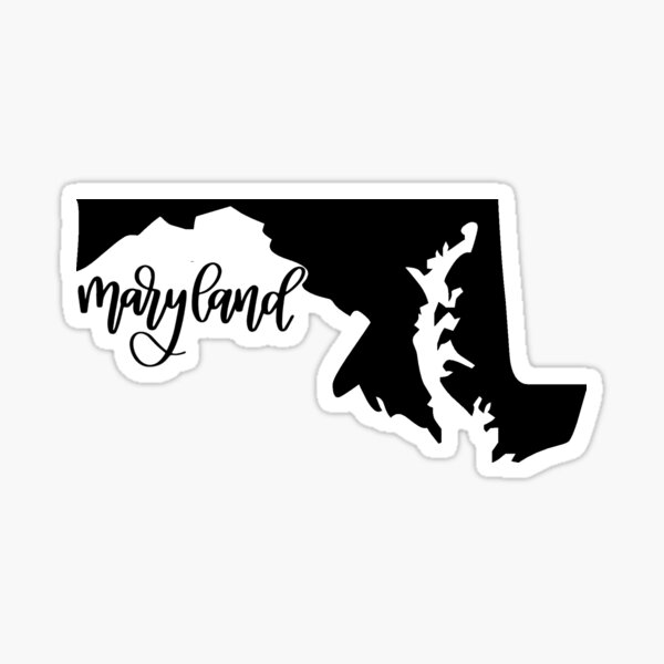 Item preview, Maryland Hand Lettered designed and sold by carowilson.