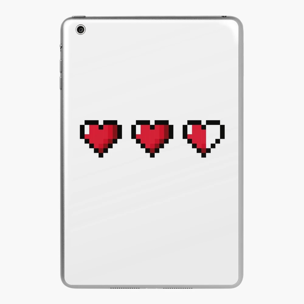 Half-Heart Video Game Hearts iPad Case & Skin for Sale by johnii1422