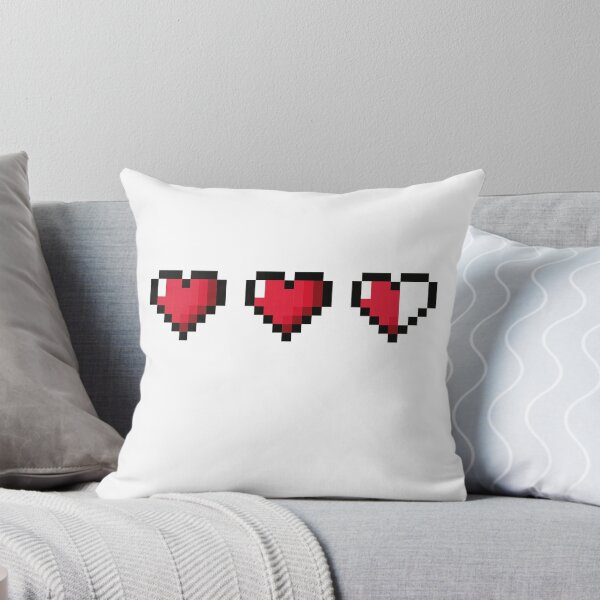 Item preview, Half-Heart Video Game Hearts designed and sold by johnii1422.