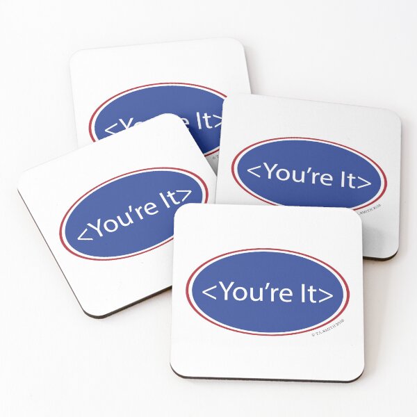 Item preview, Tag, You're It designed and sold by Smart Aleck Art.
