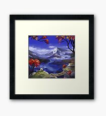 Chrono Trigger: Mountains're Nice Framed Print