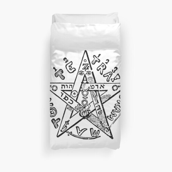 #Pentagram of #Eliphas #Levi #EliphasLeviPentagram Duvet Cover