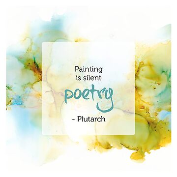 Artwork thumbnail, Inspirational Quote - Alcohol Ink by qwollock