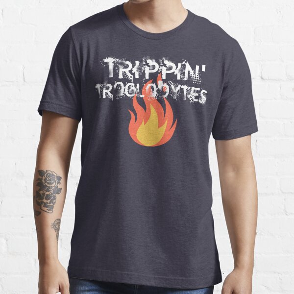 trippin shirt with flames