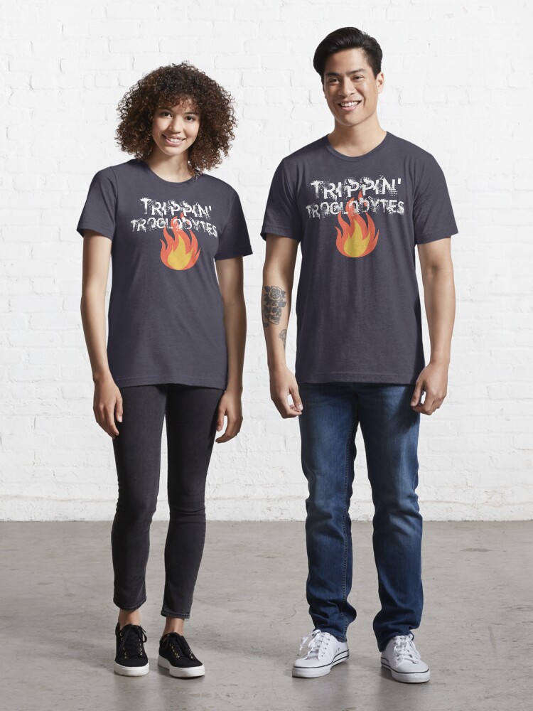 trippin shirt with flames