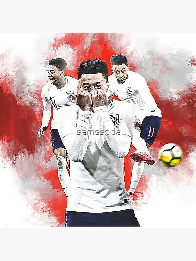 Jesse Lingard Pink Jersey Sticker Poster for Sale by Hevding