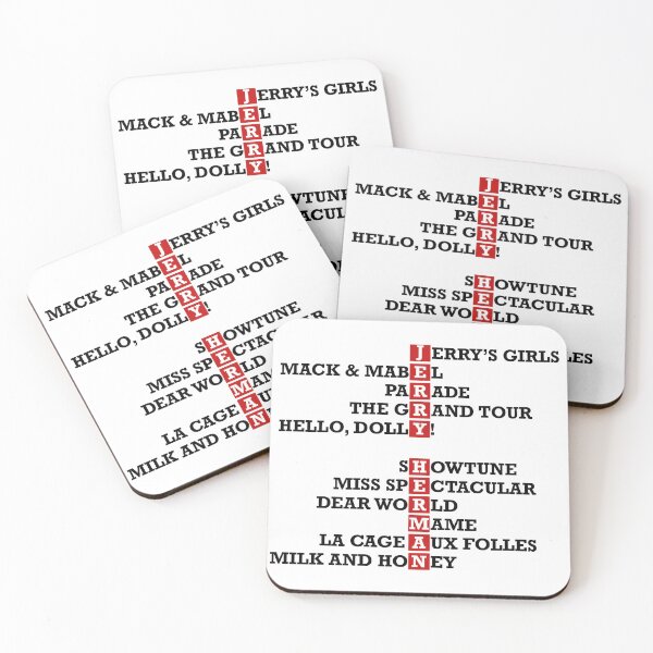 Item preview, Broadway Anagram - Jerry Herman Musicals designed and sold by MamesBazaar.