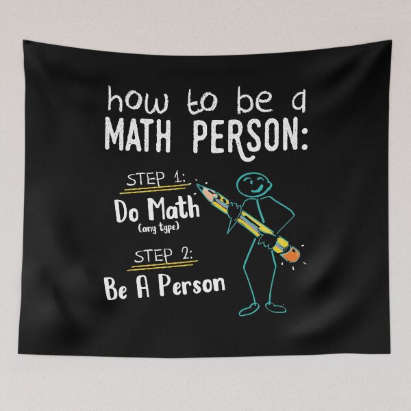 Item preview, How To Be A Math Person Teacher Mathematics Professor Gift designed and sold by Dressed For  Duty.