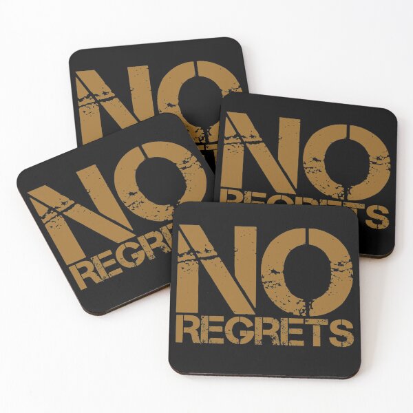 Aperçu de l'œuvre Motivational Inspirational and Positive quote - No regrets typography text art by Word Fandom - wordfandom créée et vendue par Kerry Pritchard.