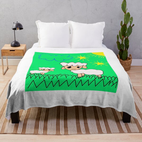 Item preview, Lambs eating grass designed and sold by Barktoonz.