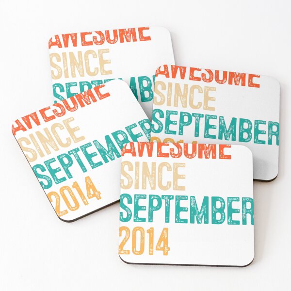 Item preview, Awesome Since September 2014 5 Year Old Gift 5th Birthday  designed and sold by Nikolaienko Artem.