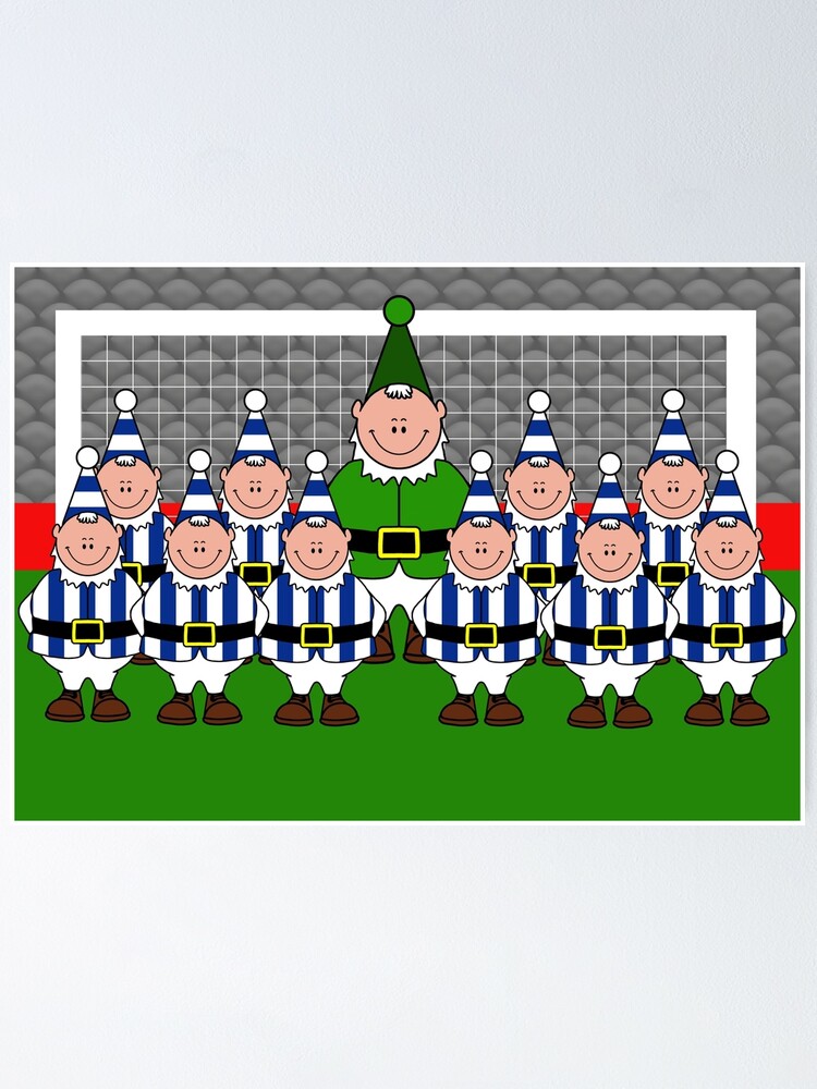 Elf Football Team Poster for Sale by Yampimon