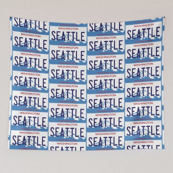 Item preview, Seattle Washington Plate designed and sold by getpressedshirt.