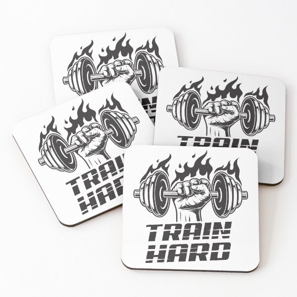 Item preview, Train Hard! Fitness Gym Workout Design designed and sold by Starquake.