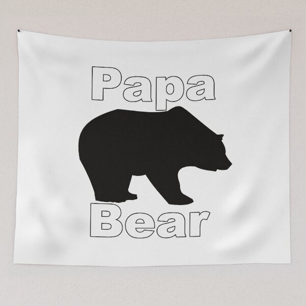 Item preview, Papa bear design Silhouette designed and sold by onjcdesign.