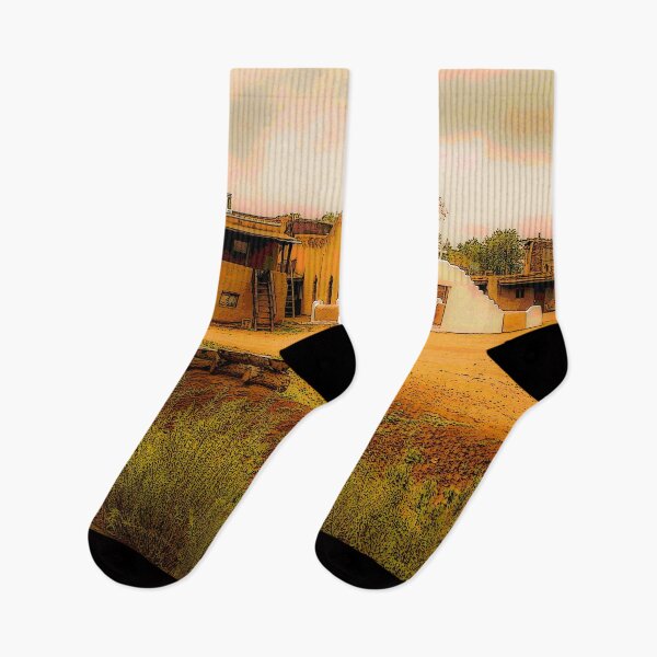 Item preview, San Geronimo Mission in the Taos, N.M. Pueblo designed and sold by William E Lopez.